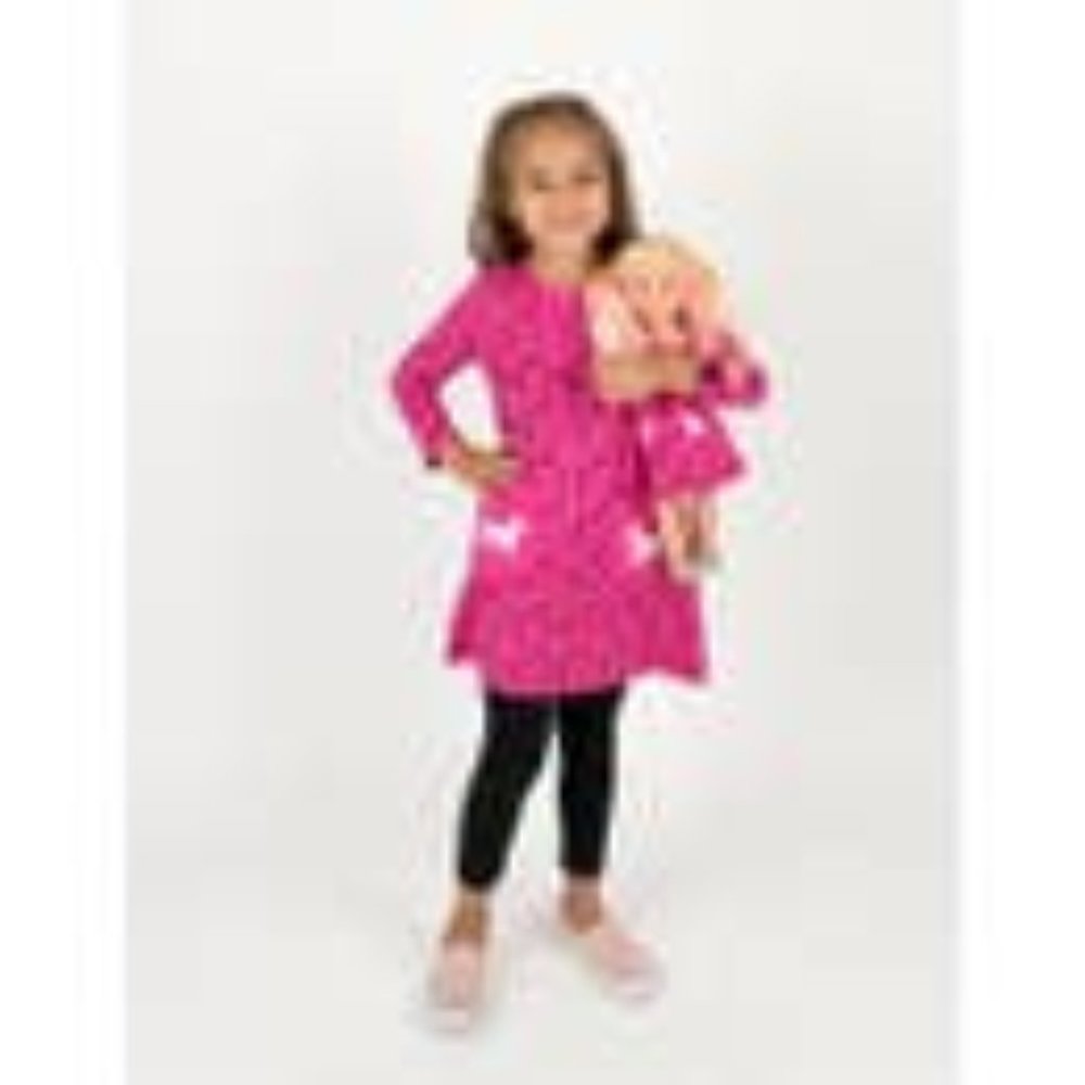 Girl And Doll Cotton Dress